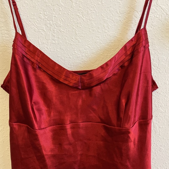 SOLD❣️❣️Vintage Y2K Red Silky Cami Top❣️ - Picture 5 of 7
